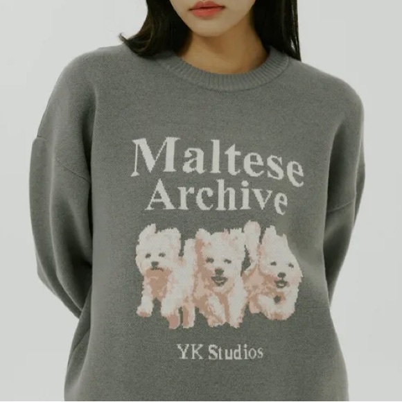 maltese archive Sweaters Maltese Archive Dog Sweater Poshmark